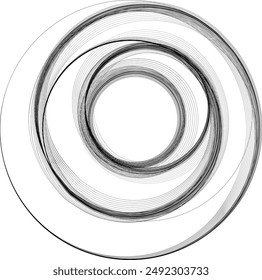 Abstract flow linear fluid round shapes .Curved lines pattern . Music sound wave . Vector illustration