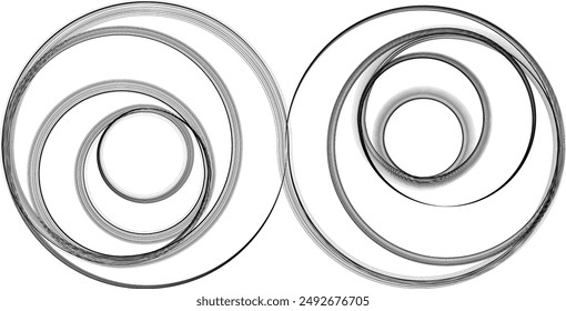 Abstract flow linear fluid  shapes .Curved lines pattern . Music sound wave . Vector illustration