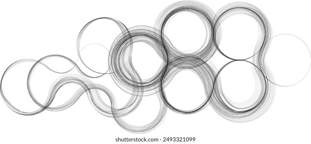 Abstract flow linear fluid  shapes .Curved lines pattern . Music sound wave . Vector illustration