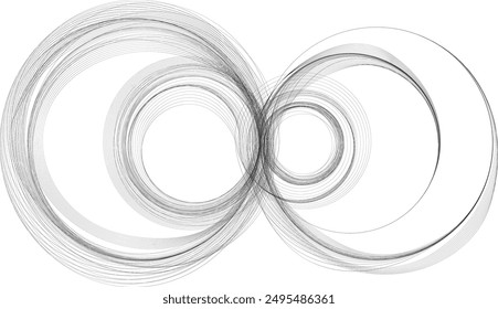 Abstract flow linear fluid  shapes .Curved lines pattern . Music sound wave . Vector illustration