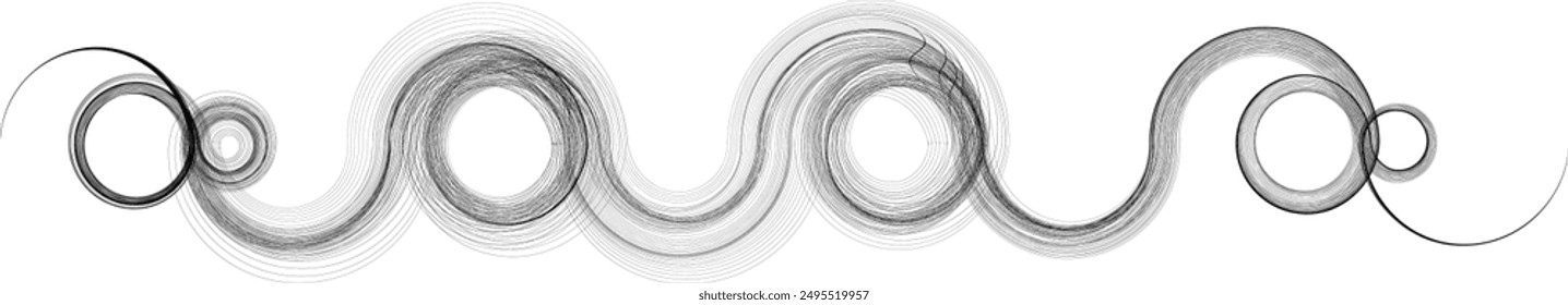 Abstract flow linear fluid  shapes .Curved lines pattern . Music sound wave . Vector illustration