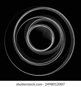 Abstract flow linear fluid  shapes .Curved lines pattern . Music sound wave . Vector illustration