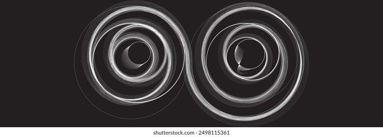 Abstract flow linear fluid  shapes .Curved lines pattern . Music sound wave . Vector illustration