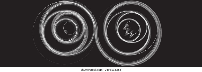 Abstract flow linear fluid  shapes .Curved lines pattern . Music sound wave . Vector illustration