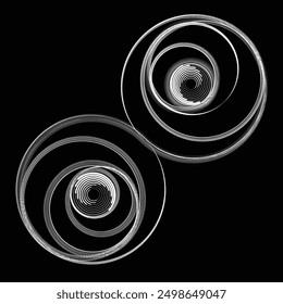 Abstract flow linear fluid  shapes .Curved lines pattern . Music sound wave . Vector illustration