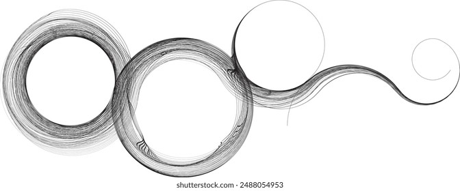 Abstract flow linear fluid wavy shape .Curved lines pattern . Music sound wave . Vector illustration