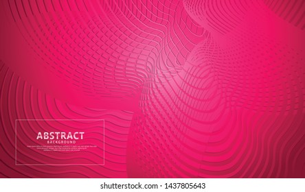 Abstract flow lines background with elegant and futuristic gradation color for wallpaper and other users