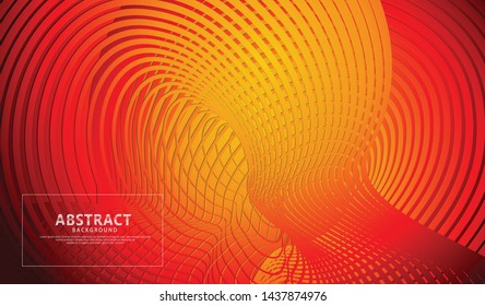 Abstract flow lines background with elegant and futuristic  gradation color for wallpaper and other users