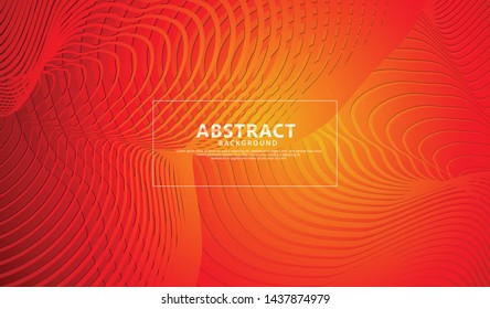 Abstract flow lines background with elegant and futuristic  gradation color for wallpaper and other users