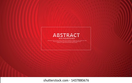 Abstract flow lines background with elegant and futuristic red gradation color for wallpaper and other users