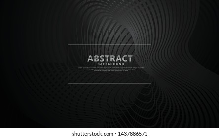 Abstract flow lines background with elegant and futuristic gradation color for wallpaper and other users