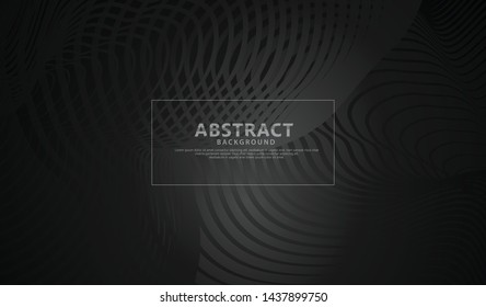 Abstract flow lines background with elegant and futuristic gradation color for wallpaper and other users