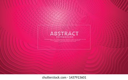 Abstract flow lines background with elegant and futuristic gradation color for wallpaper and other users