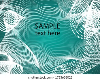 Abstract flow lines background . Fluid wavy shape .Striped linear pattern . Vector illustration