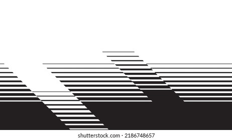 Abstract flow lines background . Fluid wavy shape .Striped linear pattern . Music sound wave . Vector illustration