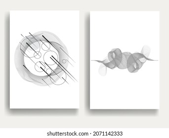 Fondo de líneas de flujo abstracto. Bandas onduladas. Patrón lineal rayado .Vector .