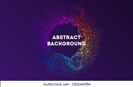 Abstract flow liquid vector background. Digital wallpaper elements. 