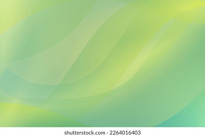 Abstract flow soft natural green background