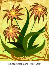abstract flower