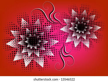abstract flower
