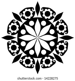 abstract flower