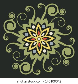 abstract flower