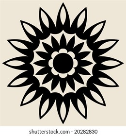 abstract flower