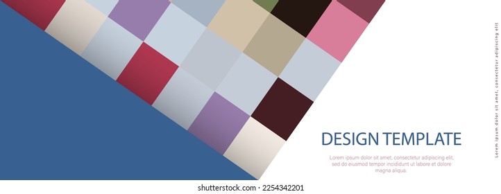 Abstract flower arrangement. Template for creative ideas for the design of title pages, covers, books, brochures, leaflets, posters, booklets. Layout of the interior and decoration ideas. Simple style