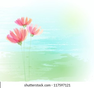 Abstract flower background