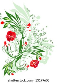 Abstract flower background