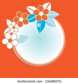 Abstract flower background