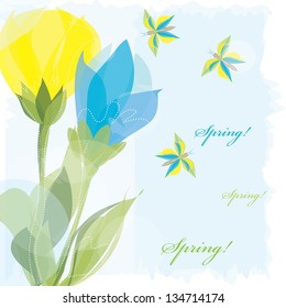 Abstract flower background