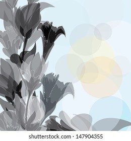 Abstract  flower background