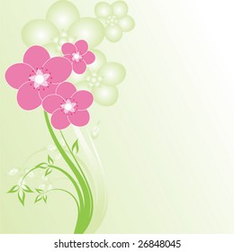 abstract flower background