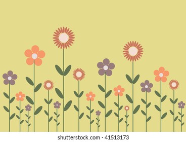 Abstract flower background