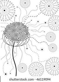 Abstract flower background