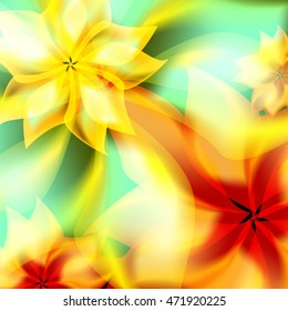 abstract flower background