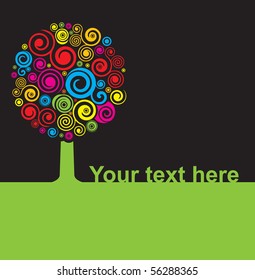 Abstract flower background