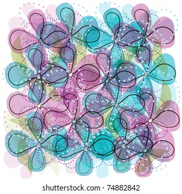 abstract flower background