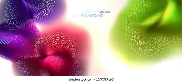 Abstract flower background with beautiful blurred dynamic liquid fluid for fashion cosmetics cream posters, placards and brochures. Eps10 vector illustration.