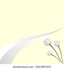 Abstract flower background design graphic