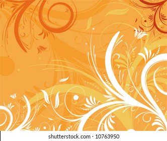 Abstract flower background, element for design, vector illustration