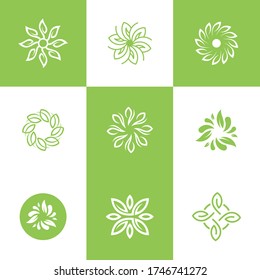 Abstract Flower Background. Element for design. Vector illustration. Logo design,eps 10