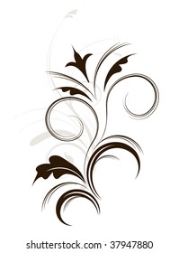  Abstract flower background, element for design.