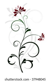  Abstract flower background, element for design.