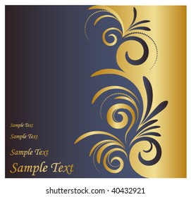  Abstract flower background, element for design.
