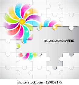 Abstract flower background. EPS10 vector