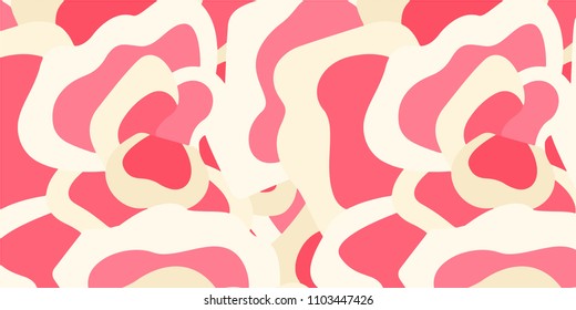 Abstract flower background for fabric, textiles, clothing, wallpaper, wrapping paper, backpack, socks, bedding