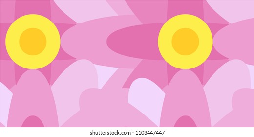 Abstract flower background for fabric, textiles, clothing, wallpaper, wrapping paper, backpack, socks, bedding