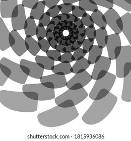 Abstract flower background with halftone petals.